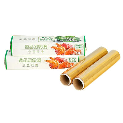 환경 친화적, 독성 없는 PVDC 신선함 유지 식품 접착성 필름 팩 마이크로 웨이브