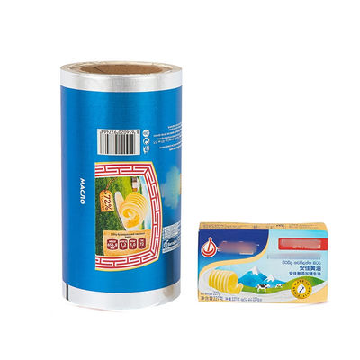 맞춤형 낮은 온도 laminated 열 봉인 라크 알루미늄 엽 치즈 포장 포장 종이 마가린 버터 포장 필름